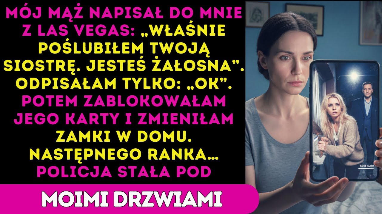 SMS z Vegas: „Poślubiłem twoją siostrę”. Odpisałam „Spoko” i odcięłam mu wszystko