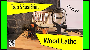 Wood Lathe – WEN 8x12 model 3420t, face shield and tool usage and review