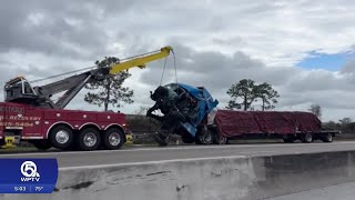 Nine-vehicle crash in Martin Co. hampers southbound Turnpike