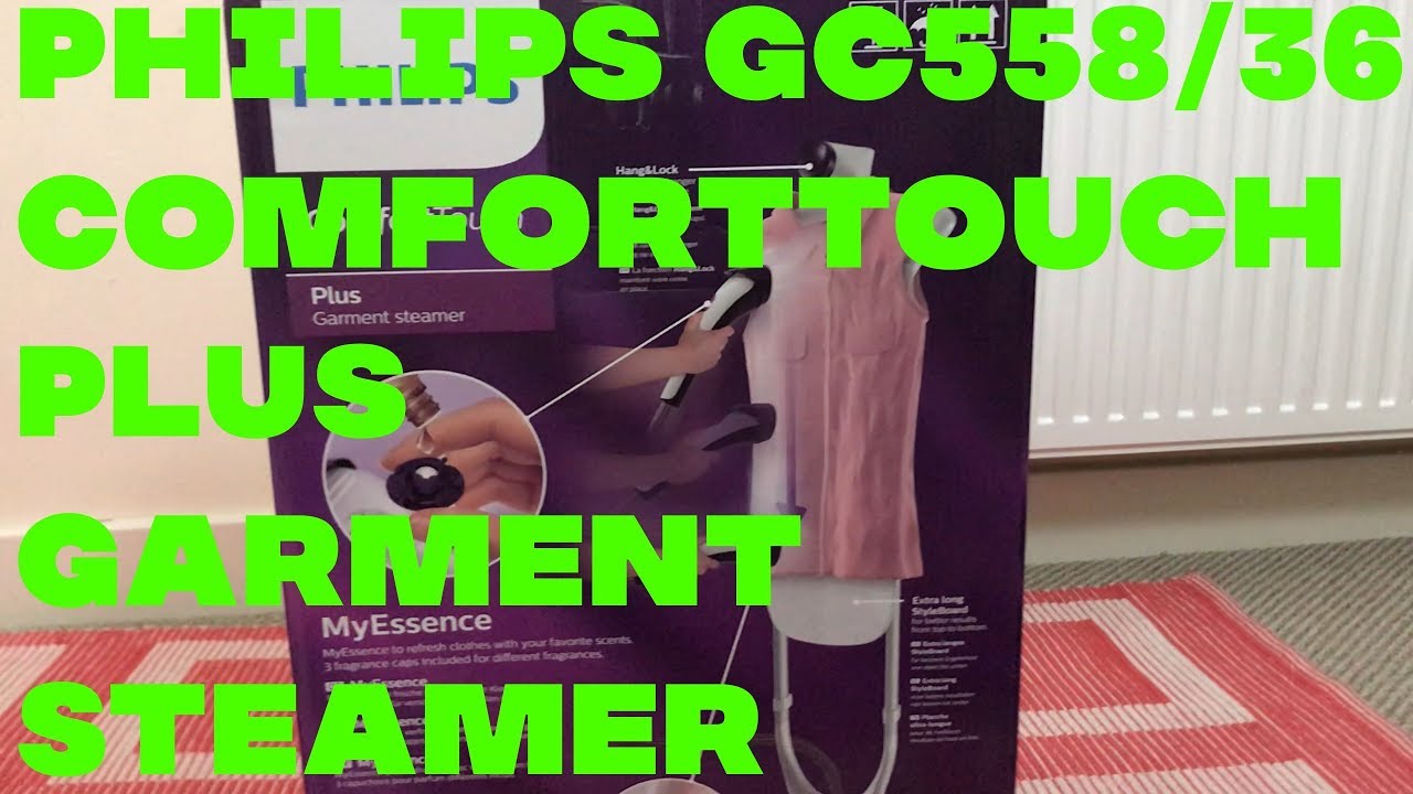 Philips GC558/36 ComfortTouch Plus Garment Steamer ( Part 1 ) - YouTube
