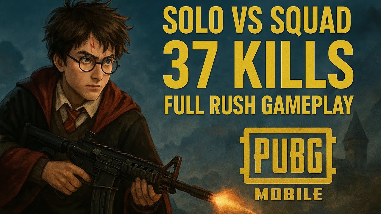 SOLO vs SQUAD 37 kills Full Rush Gameplay || PUBG MOBILE || New Update ...