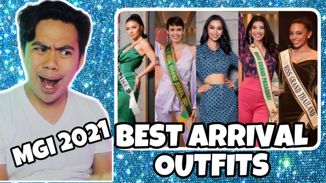 ATEBANG REACTION | MISS GRAND INTERNATIONAL 2021 ARRIVAL OUTFITS 