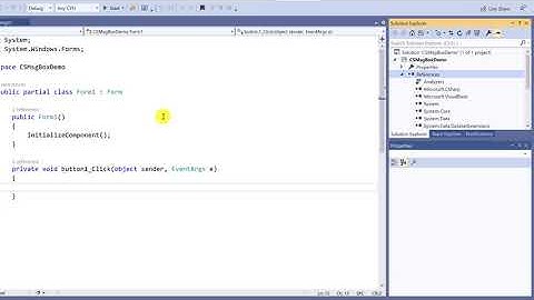 (Free Preview) Lecture 19: การแสดงกล่องข้อความใน C# โดยใช้ MsgBox ที่มีใน VB.NET