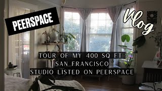 Tour of my 400 Sq Ft Studio Apt in San Francisco on Peerspace | Budget Interior Design