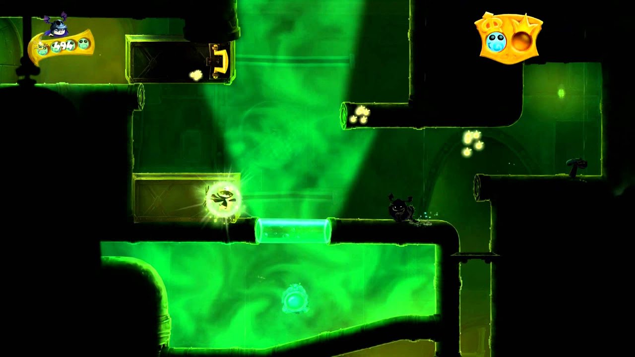 Rayman Legends 20000 Lums Under The Sea The Deadly Lights All Teensies