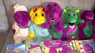 New Barney plushies & VHS tapes