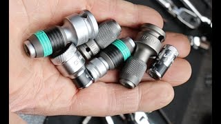 Wera and Gedore 1/41/4 and 1/43/8 Hex Bit Adaptors compared including Impact rated.