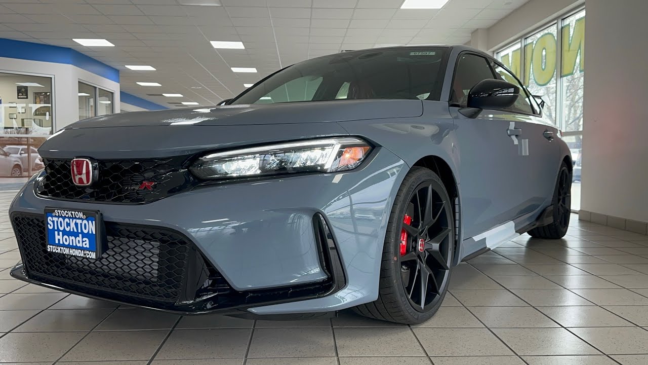 2024 Honda Civic TYPE-R Sonic Gray Pearl - YouTube