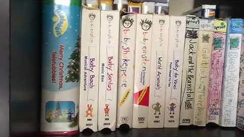 Overview Of My VHS, DVD & CD Collection (2018 Edition)