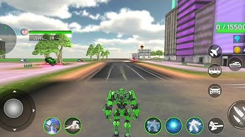 Army Bus Robot Car Transformer Games || Level 28 - Android Gameplay