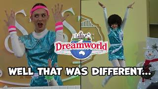 Dreamworlds WEIRD Meme Filled Live Show
Is this the WEIRDEST Theme Park Show Ever? Snow Much Trouble at Dreamworld Gold Coasts 2026 WinterFest event!
The snow blows in and suddenly Main Street is taken over by a chaotic crew serving big energy, killer dance moves, and hilarious festive mayhem. Experience the snowy spectacle daily at 1:10pm and 3:10pm.
Dreamworld is a Theme Park / Amusement Park on the Gold Coast in QLD, Australia! 🇦🇺
Become an Ogrebro and get special perks by supporting the channel here: https://www.youtube.com/channel/UCxtHw_8gfxpBXJsXOAkW8KA/join
Theme Park Ogre is a family friendly Theme Parks & Attractions channel, providing a no commentary Theme Park & Attraction experience (with on screen subtitles), giving you the latest updates, Vlogs, On Ride POVs, Off Ride Footage, Walkthroughs, Ogre-thoughts and more on the Gold Coast Australia Theme Parks and beyond!
Follow me!
📷 Instagram: https://www.instagram.com/theme_park_ogre/
🔵 Facebook: https://www.facebook.com/Theme-Park-Ogre-105436541743722/
🐦 Twitter (X): https://twitter.com/themeparkogre
🤍 Threads: https://www.threads.net/@theme_park_ogre
⚪ TikTok: https://www.tiktok.com/@themeparkogre
Thanks for watching! Please consider ⭐Subscribing⭐ for more fun Theme Park & Attraction videos. :D
#dreamworldau #goldcoast #themeparks Dreamworlds WEIRD Meme Filled Live Show