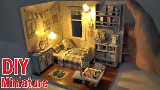 DIY Miniature Dollhouse Sunshine Series ミニチュアドールハウスキット作り