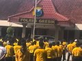 Kapolres Gresik Memberikan Pemaparan di Sela Senam Polri