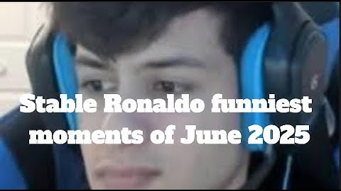 Stable Ronaldo funniest moments of June 2025
