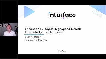 Enhance Your Digital Signage CMS With Interactivity from Intuiface