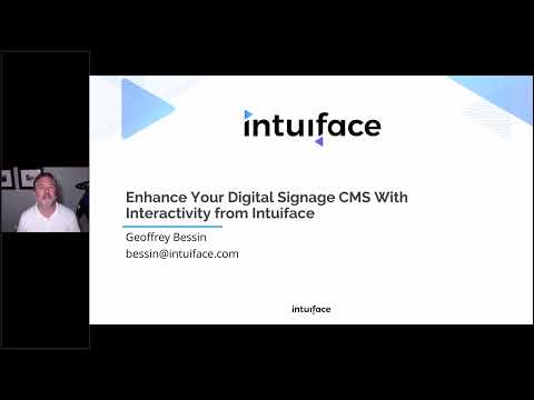 Enhance Your Digital Signage CMS With Interactivity from Intuiface - video from Intuiface