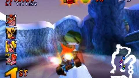 Crash Team Racing Walkthrough Part 32 - Polar Pass [Trophy Race]