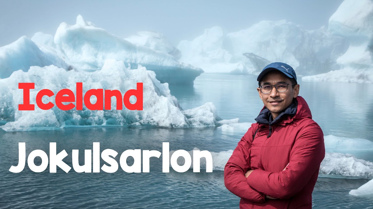 ရေခဲမြစ် Jökulsárlón glacial lagoon in Iceland
