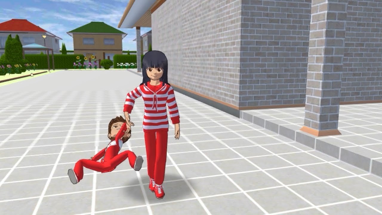 Sakura School Simulator : The Little Boy Sad  Sees The Little Girl 😞 #sakuraschoolsimulator 