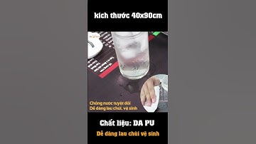 Lót chuột in phím tắt Da pu 90x40