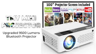 How to Use TMY 9500 Lumens Bluetooth Mini Projector | Complete Beginner Guide