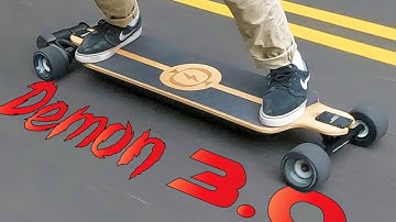 How to Build an Electric Skateboard *THE DEMON 3.0* (38 MPH, 35 mile range)