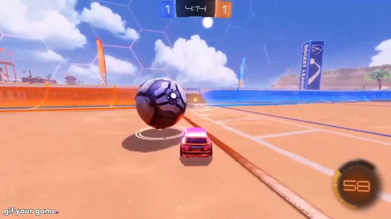 rocket league clips triple reset