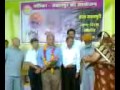 Madhya pradesh stareey vartikasamman se vijay tiwari kislay sammanit 01 april 11