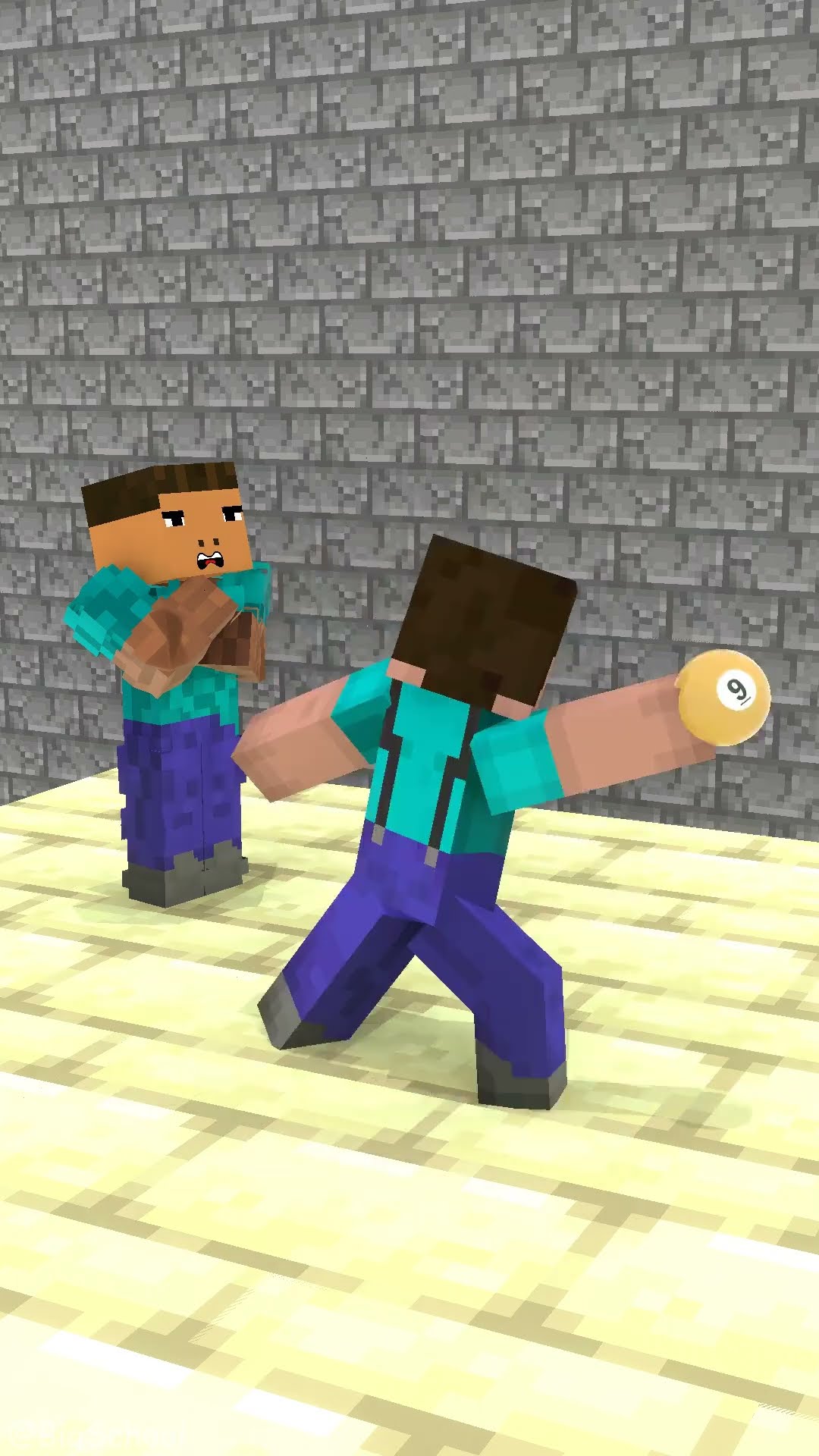 Help Herobrine choose the right answer to escape the captivity! ?