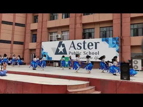 Dance performance on rain in Aster Public school Greater Noida