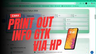 How to Save GTK 2026 Info PDF via Mobile