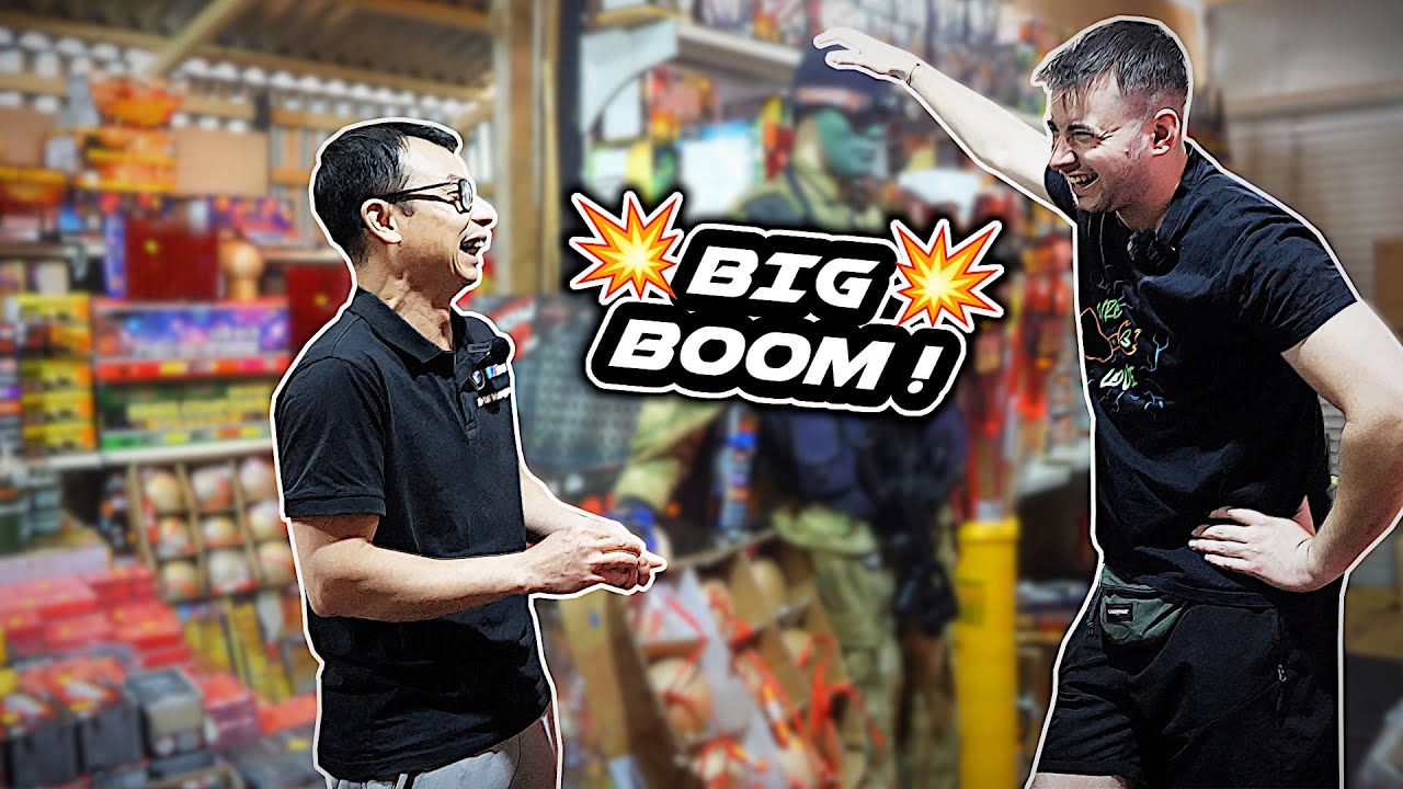 🐉🔥 ERSTER EINKAUF auf dem ASIA DRAGON BAZAR 😍 Feuerwerk Einkaufstour 2023 🧨💥