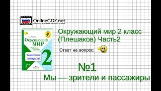 видео ГДЗ по Окружающему миру 2 класс: Рабочая тетрадь Плешаков ответы