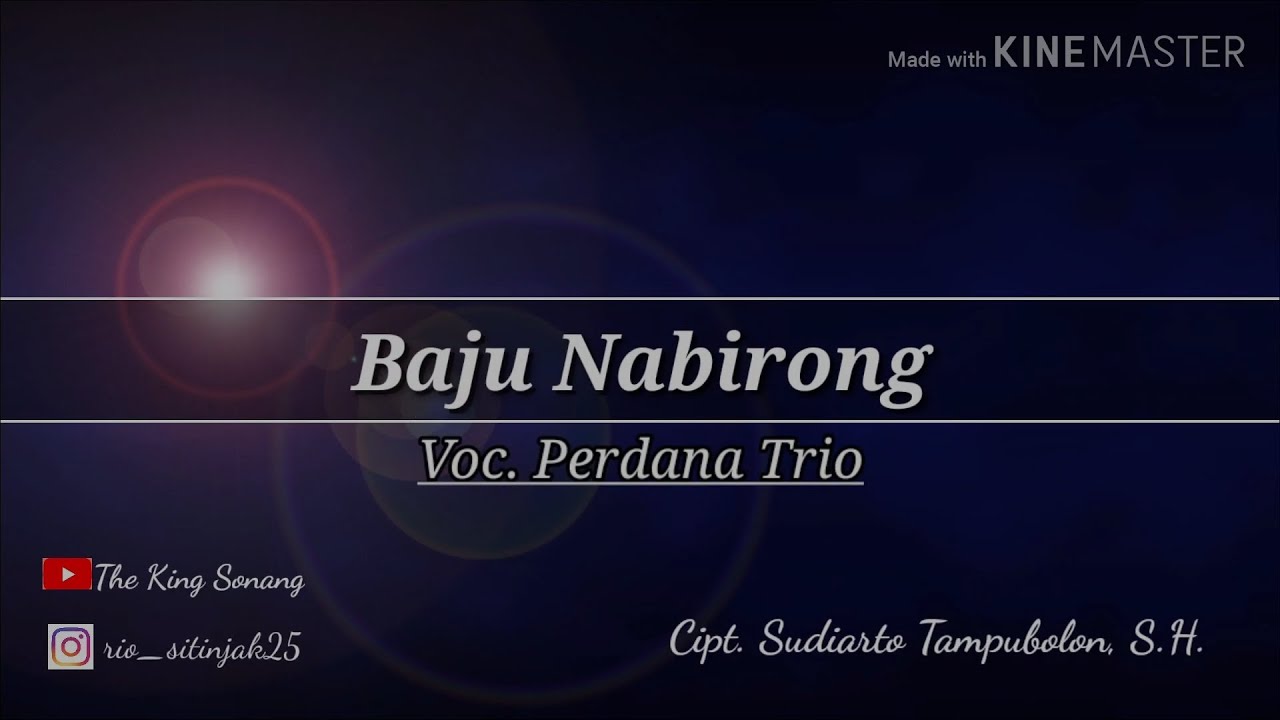 Baju Nabirong - Perdana Trio (Lirik Video) - YouTube