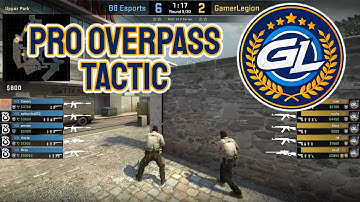 GamerLegion Overpass Long Rush (CS:GO STRATEGY)