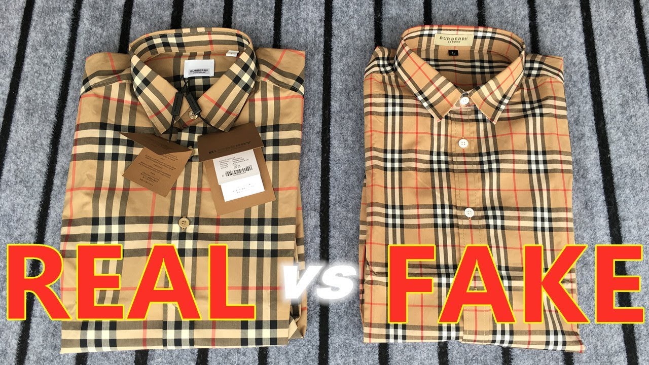 burberry brit shirt real vs fake