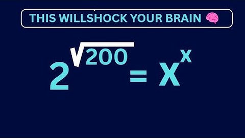 Only 1% Can Solve This Exponential Puzzle! 🤯 | Mind-Blowing Math Challenge