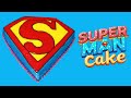 Superman cake design for birthday #trending #youtubeshorts #viralvideo #cake #decoration 
