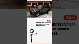 Quick Lube Shops Are Lying To You #Shorts