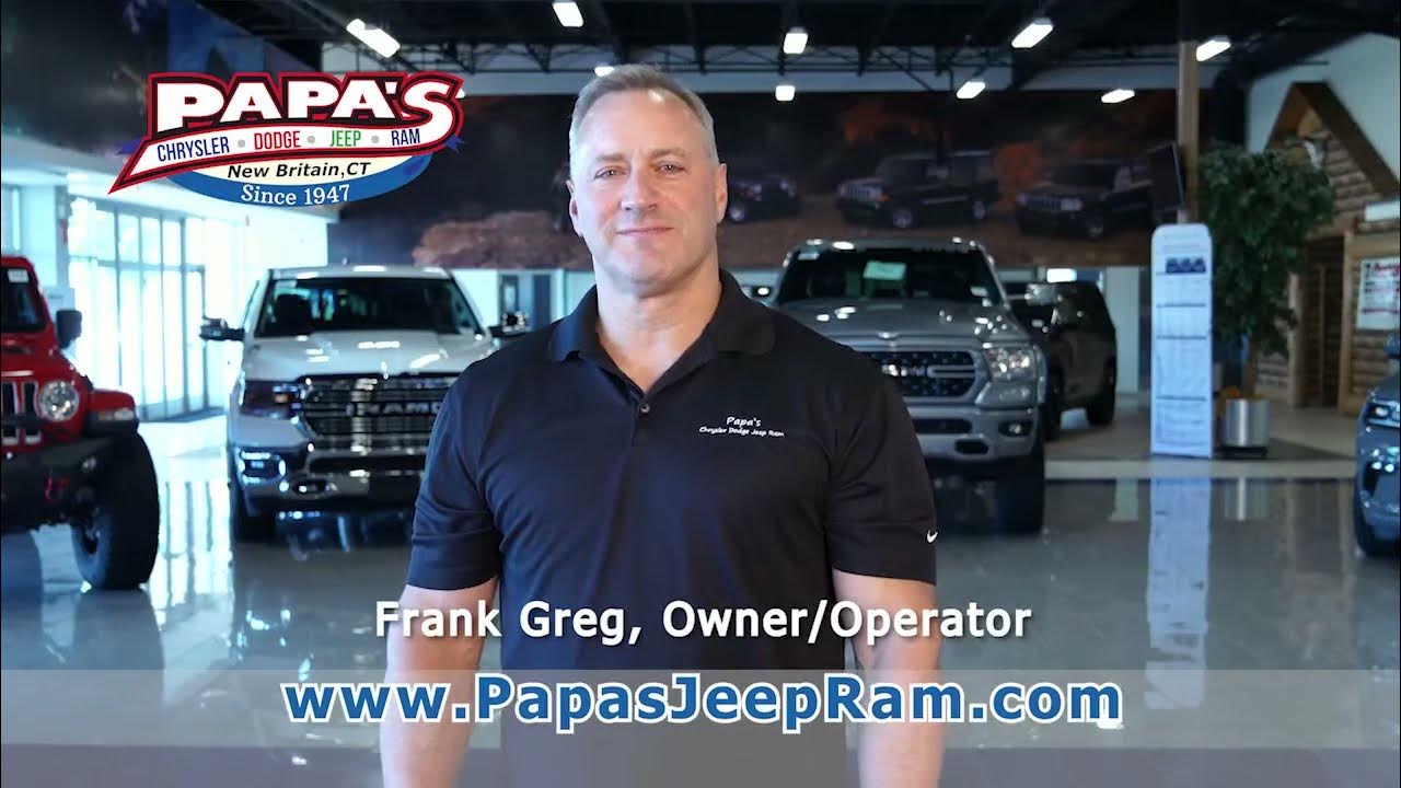 Jeep Ram Dodge Dealership New Britain, CT | Papas Treats You Right