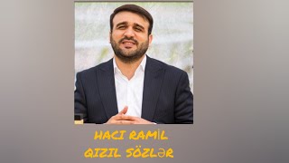 QIZIL SÖZLƏR DİNİ VİDEO #haciramil