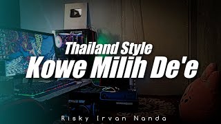Download lagu Thailand Style x Slow Bass ‼️ Kowe Milih De E ( DJ Topeng Remix ) mp3