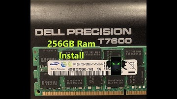 Precision T7600 256GB Memory Install (16 x 16GB)