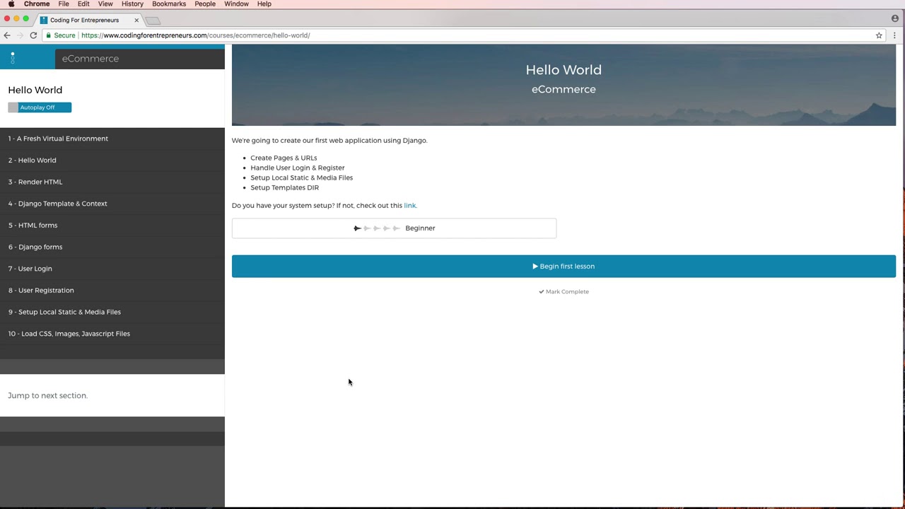 Python eCommerce | Build a Django eCommerce Web Application : Intro ...