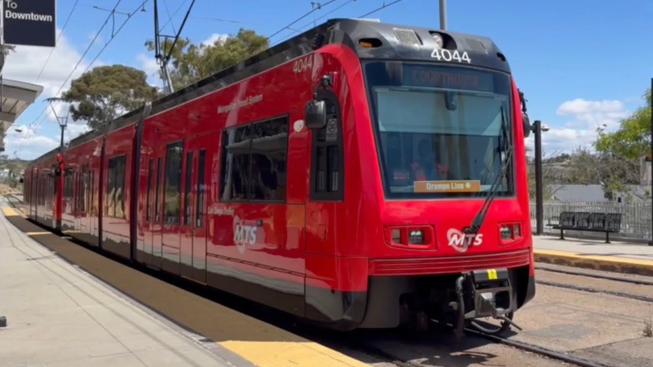 4-11-2026 Railfanning 47th Street Trolley Station in San Diego