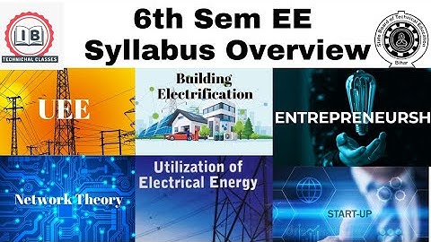 6th Sem EE Syllabus Overview | SBTE@IBTechnicalClasses  7488349472