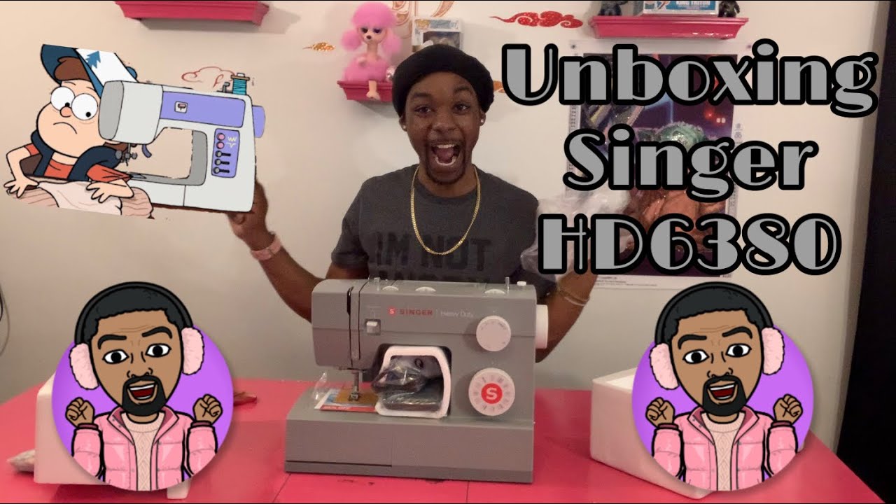 SINGER HD6380 Sewing Machine unboxing YouTube