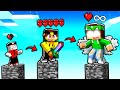 SOPRAVVIVI POTENZIANDOTI su UN PILASTRO DI BEDROCK su MINECRAFT!