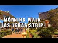 Las vegas strip morning walk 2024