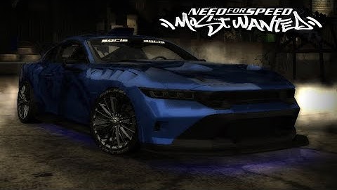 NFS Most Wanted | 2024 Ford Mustang GT Car Mod Tuning & Gameplay [1080pHD]